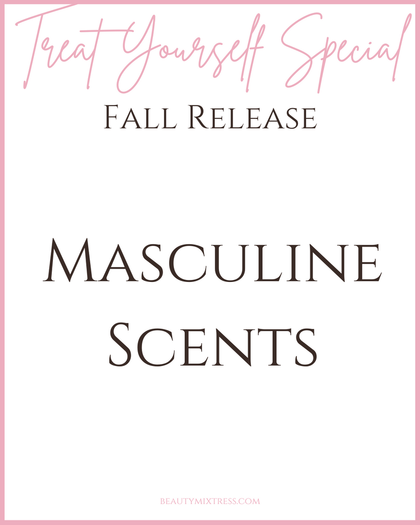 Fall Release: Masculine scents are returning!