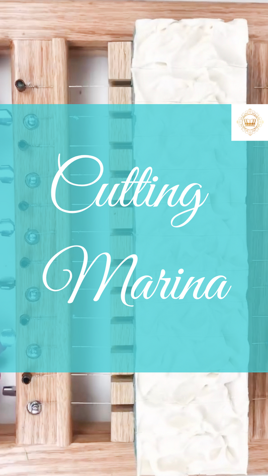 Cutting Marina Goat Milk Soap!