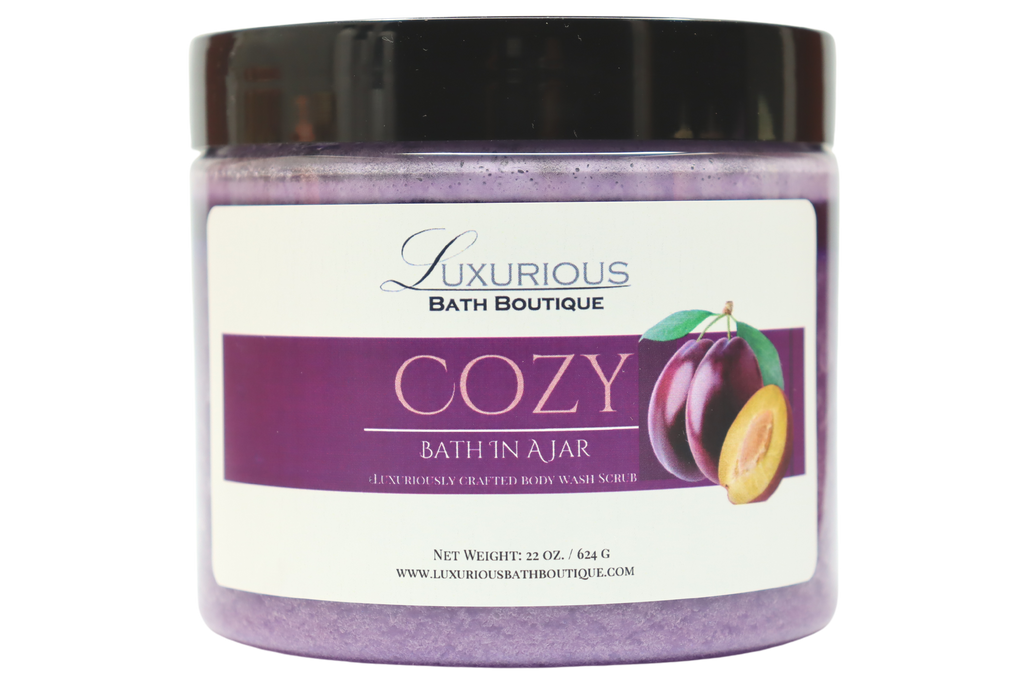 Cozy Bath in a Jar Body Wash Scrub