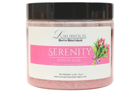 Serenity Bath in a Jar Body Wash Scrub