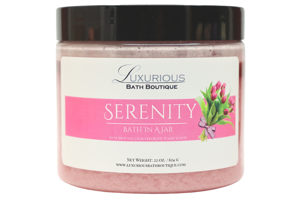 Serenity Bath in a Jar Body Wash Scrub