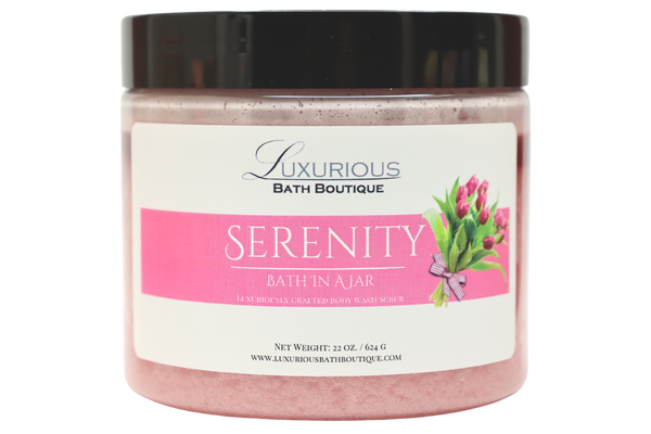 Serenity Bath in a Jar Body Wash Scrub